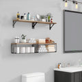 Wooden Wall Shelf – Stylish Storage for Kitchen & Living Room