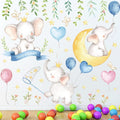 Baby Elephant Animal Kids Room Cartoon Wall Sticker