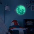 Glow-in-the-Dark Moon Wall Stickers – Eco-Friendly Lunar Décor